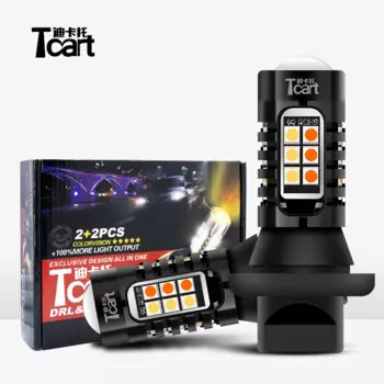 Tcart T20 7440 1156 Bau15s дневные ходовые фонари для указателей поворота Автомобильные передние фары для дневных ходовых огней светодиодные Аксессуары для дневных ходовых огней