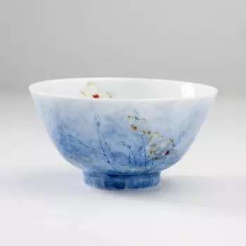 Чайная кружка Fiteo синяя керамическая 80 мл