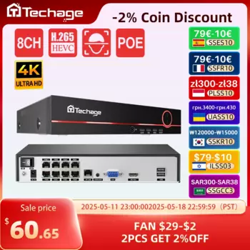 Techage TA-6708K сетевой видеорегистратор