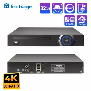 Techage 7932K IP NVR 4K 8MP 32CH