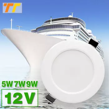 teetealy Потолочные светильники LED 12В 5/7/9Вт Белый