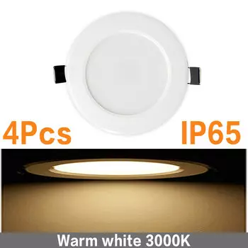 teetealy Потолочный светодиодный светильник 4 шт.