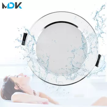 Водонепроницаемый Светодиодный точечный светильник, приглушаемая потолочная лампа теплого и холодного белого света, точечный светильник, 18 Вт, 15 Вт, 12 Вт, 9 Вт, 7 Вт, 5 Вт, 230 В переменного тока