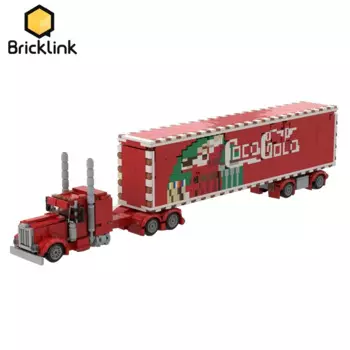 Технический автомобиль Bricklink Idea «Кока-кокинг», Рождественский грузовик, строительные игрушки для детей, Рождественский и Новогодний подарок