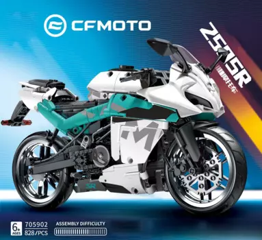 Технический CFMOTO 250SR мотоцикл, строительные блоки, городской мотоцикл, гоночный автомобиль, кирпичи, игрушки для взрослых, детей, рождественские подарки