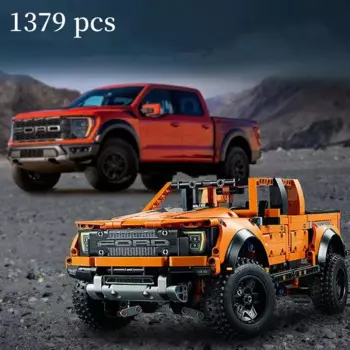 Технический Форд Раптор F150 грузовик автомобиль строительные блоки пикап вездеходные блоки MOC 42126 сборные игрушки для детей подарок для мальчиков