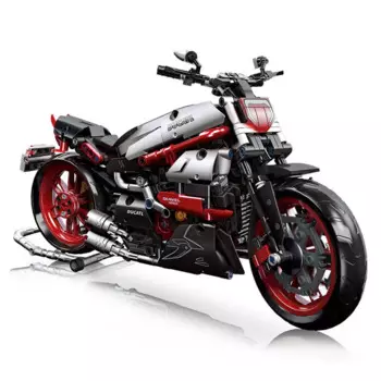 Техническое транспортное средство, мотоцикл демоулз 1260s, строительный блок, Италия, моторная модель, мотоцикл, Паровая конструкция, кирпич, коллекция игрушек