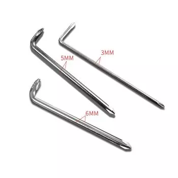 TELEHILL Мини отвертка L-образная Phillips PH0 PH1 PH2