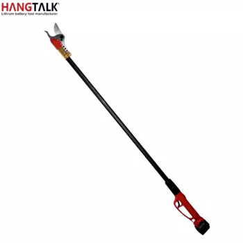 Телескопический секатор для деревьев HANGTALK, ножницы с длинным стержнем, 25,2 в, 4 h/4000 рез, 2 разных размера резки, Электрический секатор