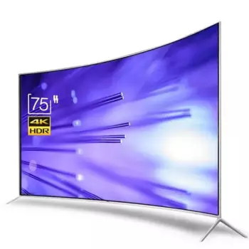 Телевизор 55 65 75 85 дюймов 4k HD smart tv взрывозащищенный изогнутый wifi led tv