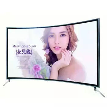 Телевизор со светодиодной подсветкой, с изогнутым экраном, Wi-Fi, 55, 65 дюймов, Smart TV, система Android, TV