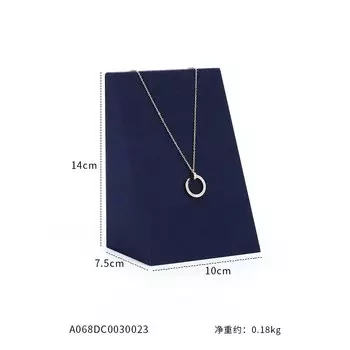 Темно-синий бархатный стеллаж для украшений Baby.Xin