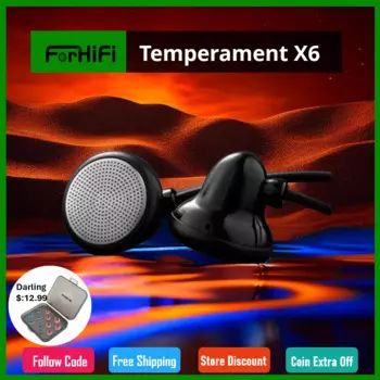 Темперамент X6 наушники-вкладыши с плоской головкой 16 мм HIFI проводная плоская гарнитура спортивные игровые наушники открытого типа для игр/станарных игр