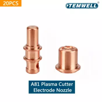 TEMWELL 20 шт. PR0109 электрод PD0105 сопло подходит для A81 LT81 Trafimet плазменный резак с воздушным охлаждением