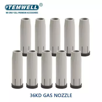 Защитные насадки с покрытием TEMWELL 36KD 2/ 5/10 шт., антипригарный европейский безвоздушный защитный чехол, сварочные инструменты Mig