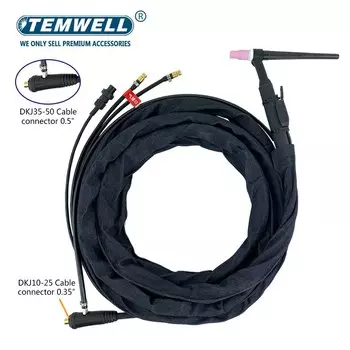 TEMWELL Сварочная горелка WP20F 4м