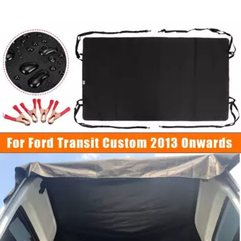 Тент для задней двери сарая 600D, черный, подходит для Ford Transit Custom 2013 и новее для VW T5 T6 Campervan, износостойкий, водонепроницаемый