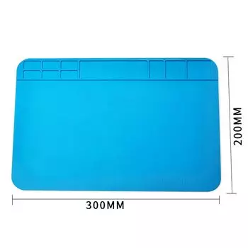 Теплоизолирующий коврик для пайки KRIOCY синего цвета