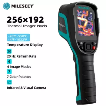 Тепловизор MILESEEY 256X19 2, тепловизионная камера, инфракрасный измеритель температуры для ремонта, обнаружения печатных плат, трубопроводов