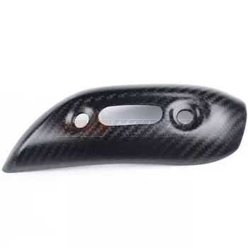 Теплозащитный экран выхлопной трубы, защитный обтекатель для Ducati Monster 696 795 796 111, полностью углеродное волокно, 100%