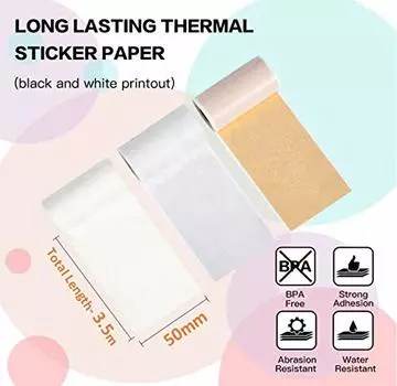 Термобумага Phomemo 50 мм, 3 рулона