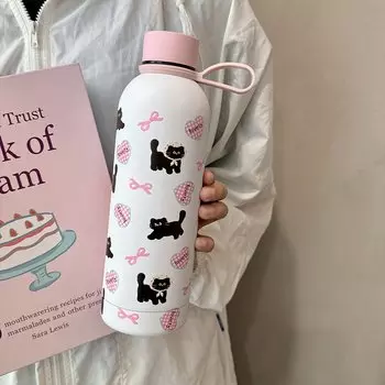 Термобутылка Kawaii Cat 500 мл