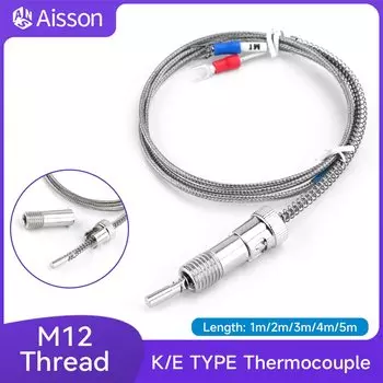 Термодатчик M12 CKCTINNER тип K 1-5м 0-600°C