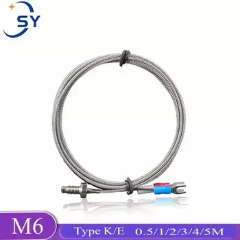 Термодатчик thermocouple GBLESSUS M6 0,5/1/2/3/4/5м Тип K/E 0-600°C