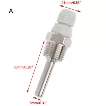 Термогильзы PlumHOME из нержавеющей стали 1/2" NPT 50-200 мм