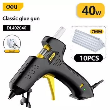 Термоклеевой пистолет Deli 20/40/60/100 Вт