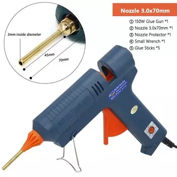 Термоклеевой пистолет с регулируемой температурой 150 Вт