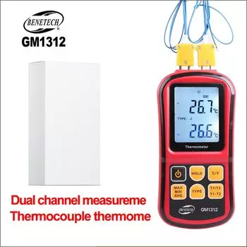 Термометр BENETECH GM1312, цифровой лазерный уличный ручной датчик температуры