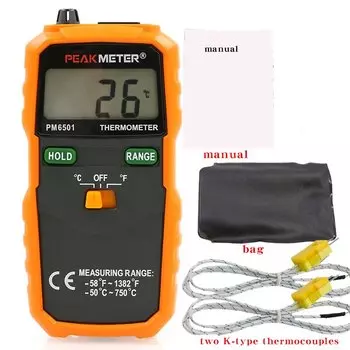 Термометр PEAKMETER PM6501