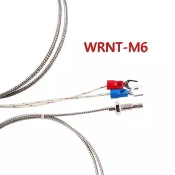 Термопара DIANQI тип К с резьбой M6 M8 1 метр