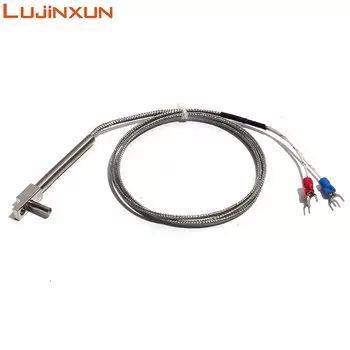 Термопары LUJINXUN типа K/E SMD, платиновый термостойкий сенсор холодного давления в носу, металлический щит, провод, 1 шт.