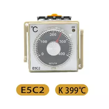 Устройство для контроля температуры направляющего типа E5C2 E5C4, 1 шт., 220 В, 0, 399 /0, 999 , цифровой дисплей, указка с кнопкой переключателя управления
