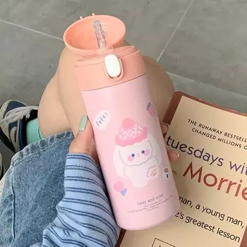 Термос из нержавеющей стали для девочек 380 мл