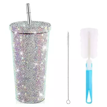 Термос со стразами 500/750 мл, нержавеющая сталь