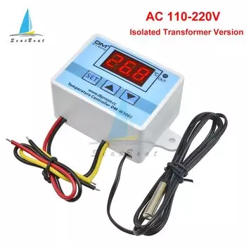 Термостат с водонепроницаемым датчиком температуры, XH-W3002/220/24/12 В, 10 А