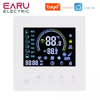 Термостат для теплого пола TUYA с поддержкой Wi-Fi, 3 А, 16 А