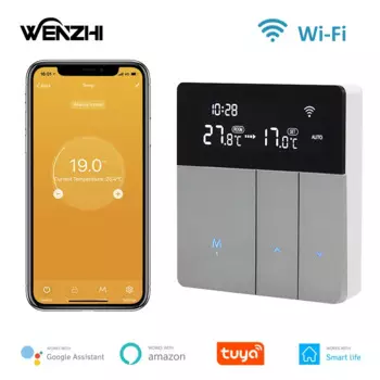 Термостат для теплого пола, Wi-Fi, 220 В