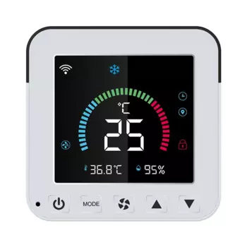 Термостат Tuya Smart Life с Wi-Fi, 5 в пост. Тока, ИК-пульт дистанционного управления, таймер, датчик температуры и влажности