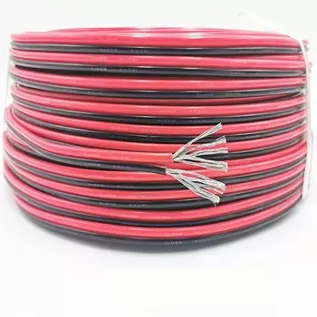 Термостойкий силиконовый провод Diligent ant 2x8AWG, 2x10AWG красный/черный