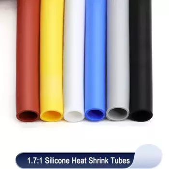 Термоусадочная силиконовая трубка 0,8-30 мм