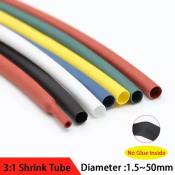 Термоусадочная трубка PE 1,5-50 мм 3:1