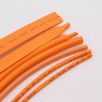 Термоусадочная трубка BigBigBear 1 м, оранжевая, полиолефин, 2:1