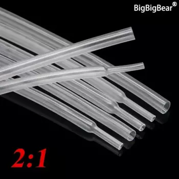 Термоусадочная трубка BigBigBear прозрачная 0,6-150 мм 1/5/10 м