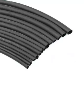 Термоусадочная трубка ПВХ 2:1 черная 1-10мм