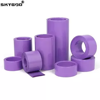 Термоусадочная трубка ПВХ фиолетовая 23-130 мм