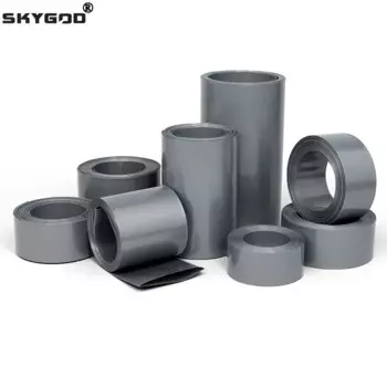 Термоусадочная трубка ПВХ серая 17-450 мм